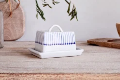 Iba Butter Dish - Indigo