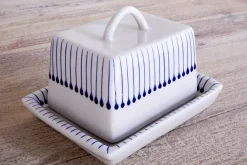 Iba Butter Dish - Indigo