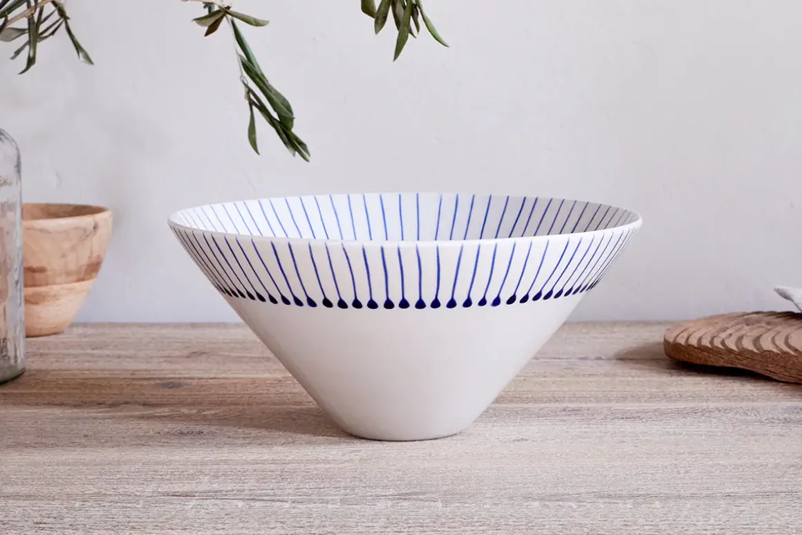 Iba Serving Bowl - Indigo