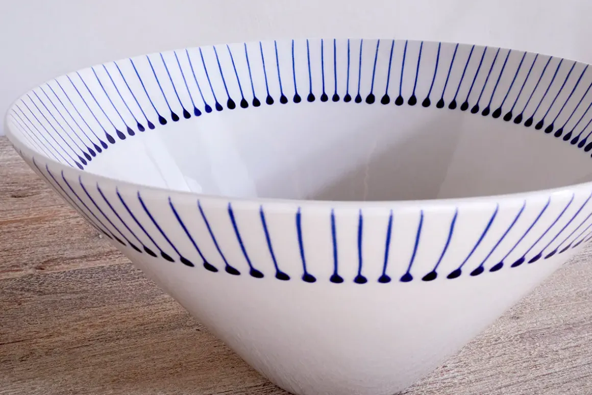 Iba Serving Bowl - Indigo