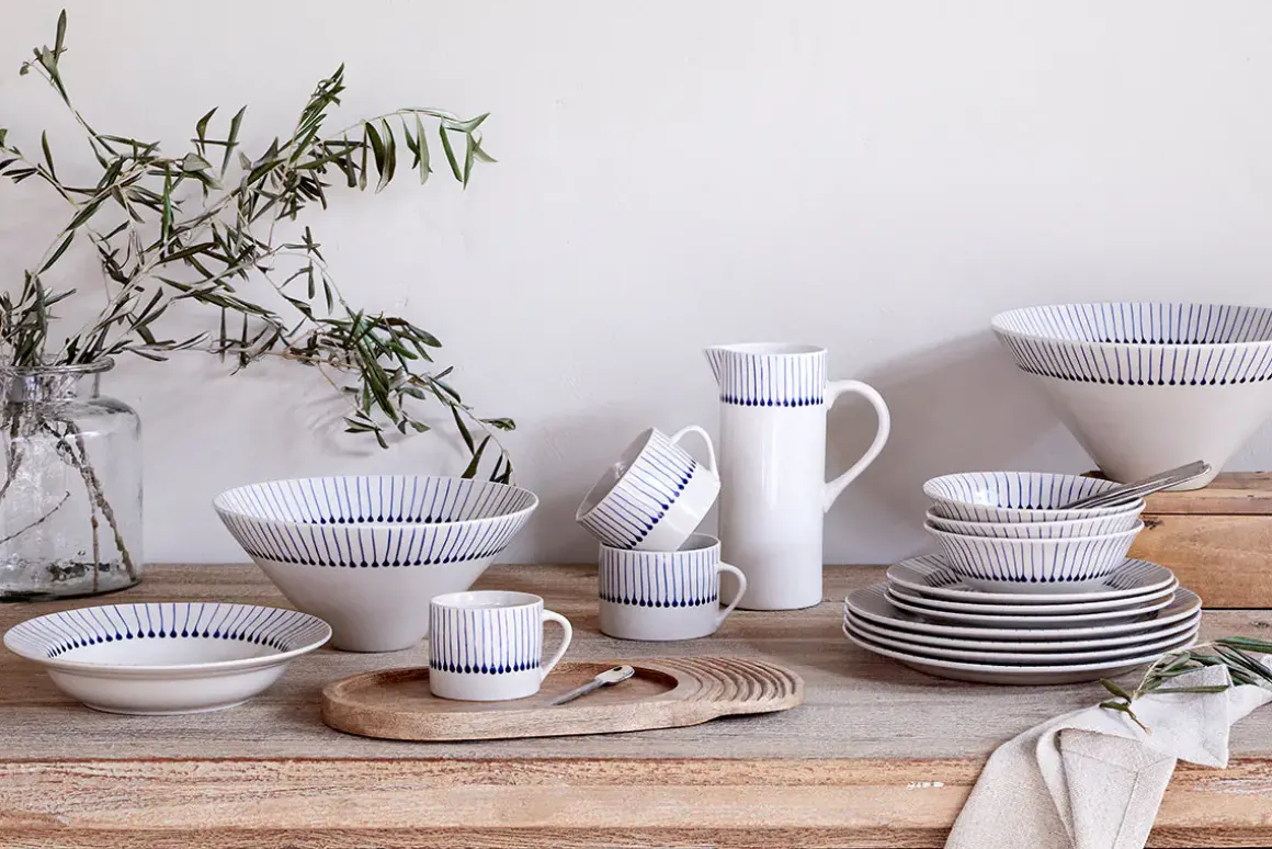 Iba Serving Bowl - Indigo