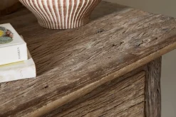 Ibo Reclaimed Wood 1 Drawer Console Table - Natural