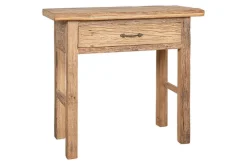 Ibo Reclaimed Wood 1 Drawer Console Table - Natural