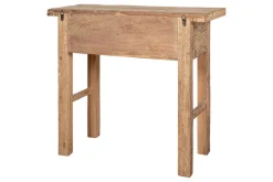 Ibo Reclaimed Wood 1 Drawer Console Table - Natural