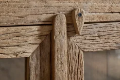 Ibo Reclaimed Wood & Glass Sideboard - Natural