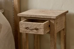 Ibo Reclaimed Wood Bedside Table - Natural