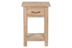 Ibo Reclaimed Wood Bedside Table - Natural