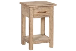 Ibo Reclaimed Wood Bedside Table - Natural