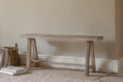 Ibo Reclaimed Wood Long Bench - Natural