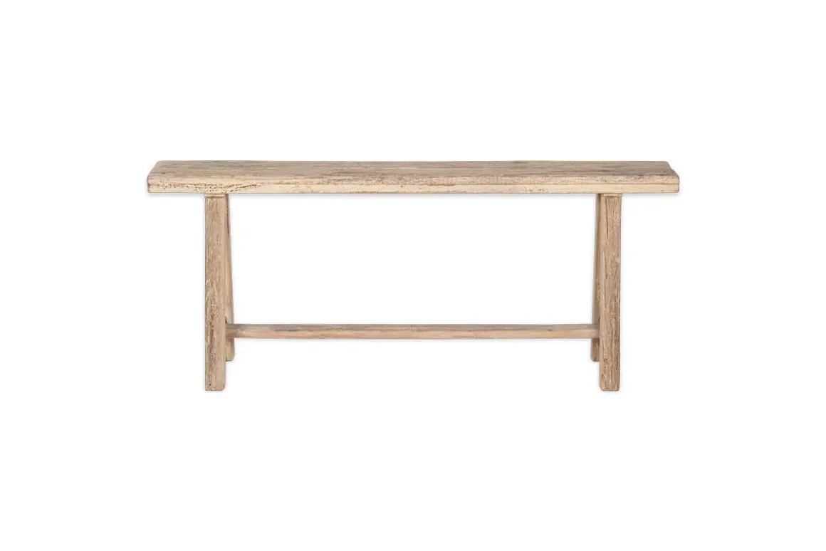 Ibo Reclaimed Wood Long Bench - Natural