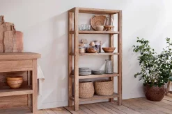 Ibo Reclaimed Wood Shelf - Natural - Wide