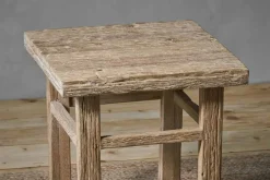 Ibo Reclaimed Wood Side Table - Natural