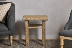 Ibo Reclaimed Wood Side Table - Natural