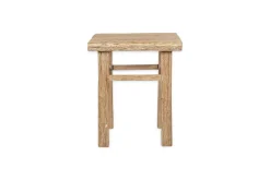Ibo Reclaimed Wood Side Table - Natural