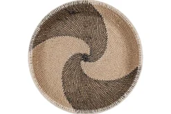 Idana Basket Wall Art - Natural, Black & White