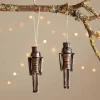 Imay Nutcracker Baubles - Antique Brass (Set of 2)