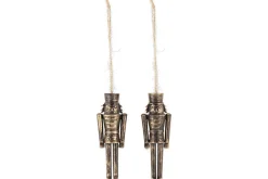 Imay Nutcracker Baubles - Antique Brass (Set of 2)
