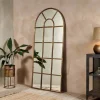 Imoma Iron Full Length Arch Mirror - Brass