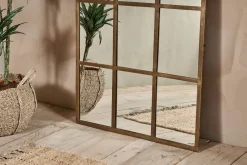 Imoma Iron Full Length Arch Mirror - Brass