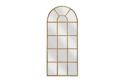 Imoma Iron Full Length Arch Mirror - Brass