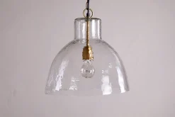 Inayah Recycled Glass Pendant - Clear