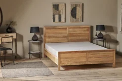 Indali Mango Wood Bed - Natural