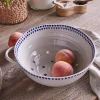Indigo Drop Colander - Indigo