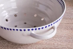 Indigo Drop Colander - Indigo