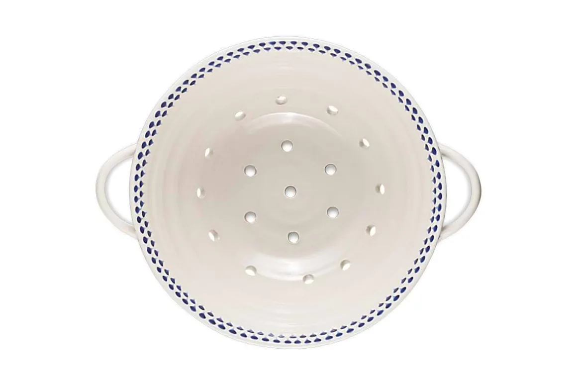 Indigo Drop Colander - Indigo