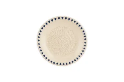 Indigo Drop Garlic Grater - Cream & Indigo