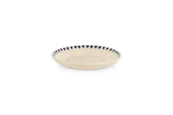 Indigo Drop Garlic Grater - Cream & Indigo