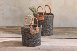 Indra Coil Basket - Charcoal