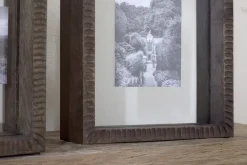 Indu Standing Mango Wood Frame - Dark Ash