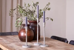 Inigo Candle Holder - Aged Zinc