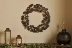 Ishana Wreath - Antique Brass