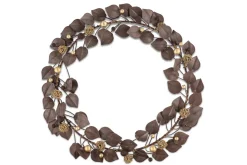 Ishana Wreath - Antique Brass