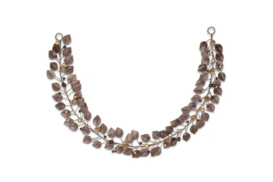 Ishana Wreath - Antique Brass