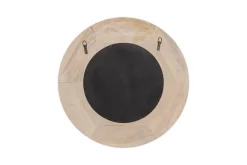 Itwa Mango Wood Carved Mirror - Natural