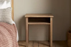 Iya Reclaimed Wood Bedside Table - Natural