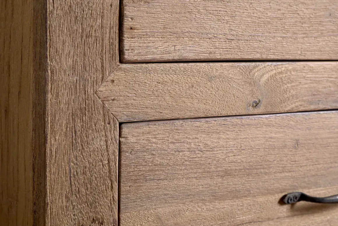 Iya Reclaimed Wood Chest of Drawers - Natural - Small
