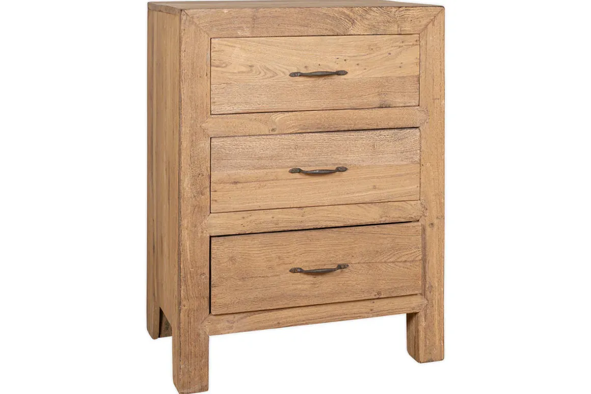 Iya Reclaimed Wood Chest of Drawers - Natural - Small
