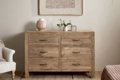 Iya Reclaimed Wood Chest of Drawers - Natural - Large