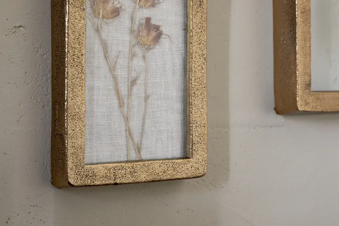 Jahala Wall Hung Photo Frame - Antique Brass
