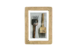 Jahala Wall Hung Photo Frame - Antique Brass