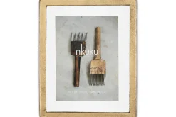 Jahala Wall Hung Photo Frame - Antique Brass