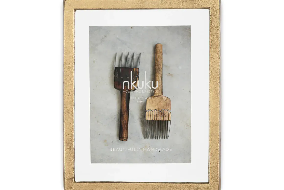 Jahala Wall Hung Photo Frame - Antique Brass