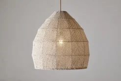 Jahari Woven Jute Pendant - Natural