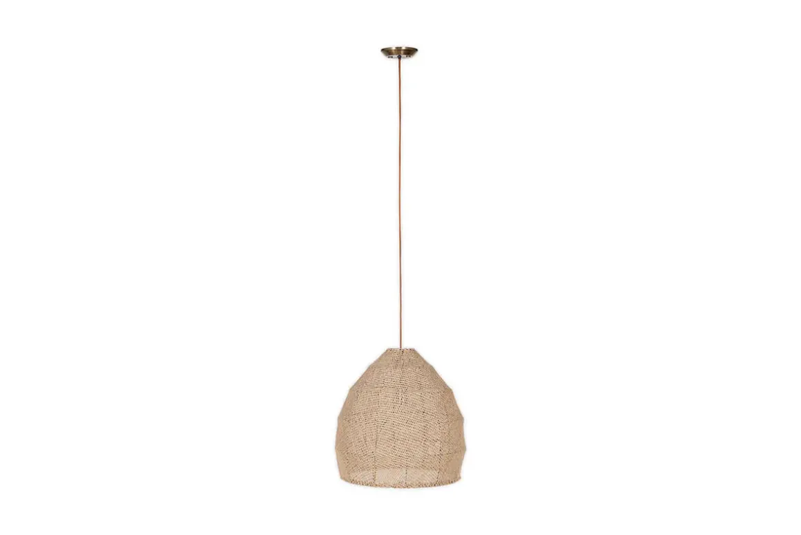 Jahari Woven Jute Pendant - Natural