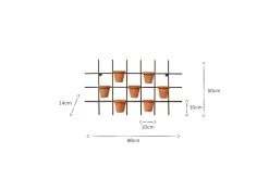 Jara Terracotta Wall Hung Planter