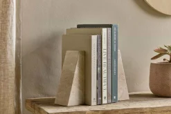 Juda Marble Bookends - Grey